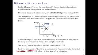 Econometrics topic 8 video 1 Intro to differences in differences [upl. by Annoyi]