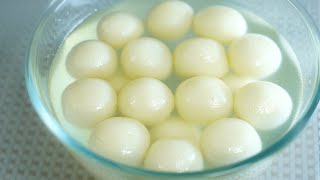 घर पर रसगुल्ले बनाने का एकदम आसान तरीका  Sponge Rasgulla Recipe  Bengali Rasgulla [upl. by Werdnael244]