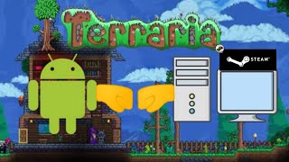 Cómo jugar Terraria entre PC y móvil juntos [upl. by Noj]