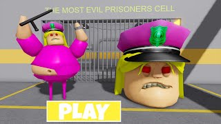 SECRET UPDATE  BIG HEAD BARRYS GIRLFRIEND PRISON RUN  Walkthrough Full Gameplay obby roblox [upl. by Philan787]