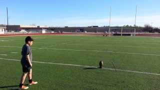 11 Year Old Kid Kicks 40 Yard Field Goal [upl. by Landel]