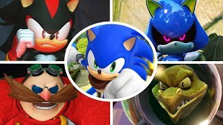 Sonic Boom Rise of Lyric  All Bosses  Cutscenes [upl. by Nea]