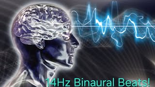 Binaural Beat 14Hz Pure Tone [upl. by Hansiain]