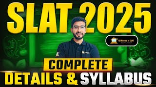 SLAT 2025 Syllabus Eligibility Pattern I Complete Exam Details I Symbiosis I Keshav Malpani [upl. by Merwyn]