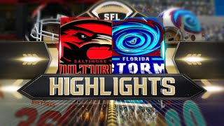 HIGHLIGHTS SFL Season 21 Week 1  Baltimore  Florida [upl. by Isola]