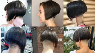 The most beautiful bob undercuts and short Bob cuts for ladies 2024 very short pixie Bob undercuts [upl. by Aiynat]