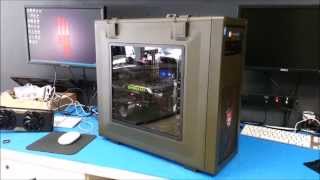 Corsair Vengeance C70 Military Green Intel Core i7 4770K  45ghz nVidia GTX 780 Corsair H100i [upl. by Kopans349]