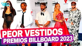 Los PEOR VESTIDOS en los Premios Billboard de la Música Latina 2023 [upl. by Moule237]