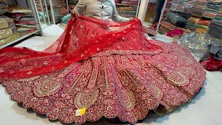 Chickpet Bangalore wholesale bridal lehangas Single piece courier available [upl. by Anselme603]