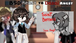 BSD React to Dazai angst videos  Dazai angst [upl. by Seraphina]