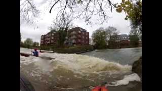 Avon Descent 2012  Stratford Weir [upl. by Alliuqal]