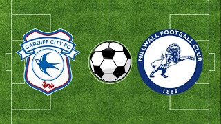 Cardiff City vs Millwall  EFL Championship 2324  Football Simulation PES 21 [upl. by Ob]