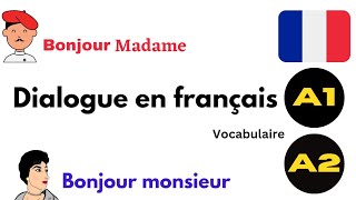 Dialogues en français – Vocabulaire et grammaire Niveau A1 A2 2 Assan info [upl. by Norbie739]