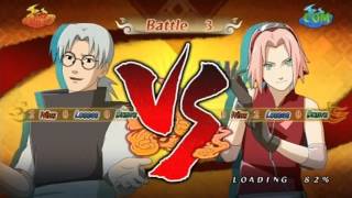 Naruto Storm 2 Kabuto vs Sakura 3 fights [upl. by Nhepets702]