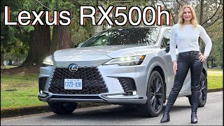 AllNew 2023 Lexus RX500h review  The highperformance hybrid [upl. by Ayram524]