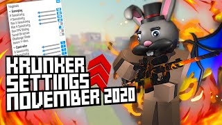 OP KRUNKER SETTINGS NOVEMBER 2020 [upl. by Notyap404]