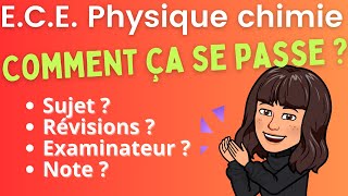 ECE Physique Chimie  comment ça se passe [upl. by Kraft]