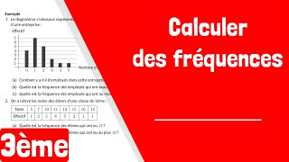 Comment calculer des fréquences [upl. by Neb458]