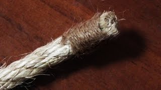 How To Whip The End Of A Rope  Common Whipping Knot [upl. by Humble]