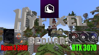 Minecraft LunarClient Hypixel BedWars with RTX 3070  Ryzen 5 3600 l 1080p [upl. by Aida]