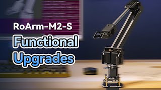 RoArmM2S Desktop robotic arm kit Esp32 4DOF with powerful features based on ROS2 [upl. by Lonier]