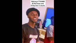 Making of TAAMO Ej foni boyo and O boy live in studio music dance newsong newupdate viralvideo [upl. by Schonthal]