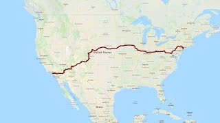 California to New York A Complete Road Trip [upl. by Tomkiel844]