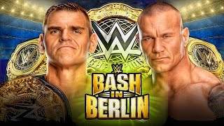 Gunther vs Randy Orton World Heavyweight Championship Full Match WWE Bash In Berlin 2024 Highlights [upl. by Ttezil]