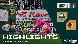 Plymouth Argyle v Watford highlights [upl. by Eryt]