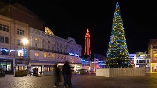 Christmas Lights Blackpool 🎅 🎄 💡 [upl. by Nabal720]