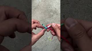 Make a pendant knot with a straw [upl. by Zadoc]