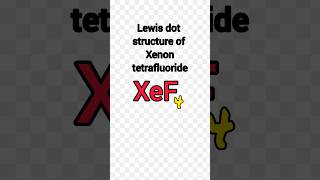 Lewis structure of xef4 ll Lewis dot structure of xenon tetrafluoride [upl. by Neelon]