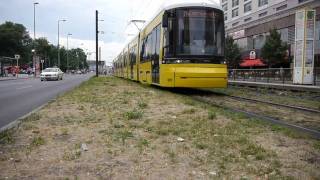 Straßenbahn Berlin  Bombardier Flexity Berlin im Einsatz  in use 1080p [upl. by Elon]