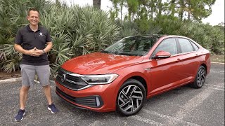 Is the 2022 VW Jetta a BETTER new sedan to buy than a Honda Civic [upl. by Bary117]