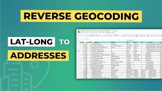 How to Convert Latitude and Longitude to Addresses  Reverse Geocoding  LatLong Conversion [upl. by Phaih]