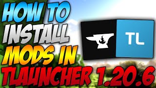 How To Install Mods In Minecraft Tlauncher 1206 2024 [upl. by Patrich815]