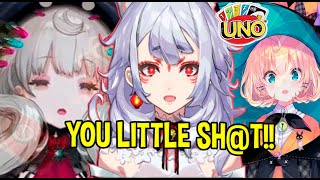 Ninas UNO Experience with the girls 【NIJISANJI EN  Nina Kosaka  Millie Parfait  Reimu Endou】 [upl. by Eitsim]