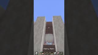 How to build a PALE OAK and CHERRY in minecraft latest snapshot 122 shorts minecraft [upl. by Orianna]