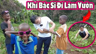 Thử thách dọn sạch cỏ vườn củ đậuMaxi nhận món quà ý nghĩa2Qvlogs cuộc sống châu phi [upl. by Attena126]