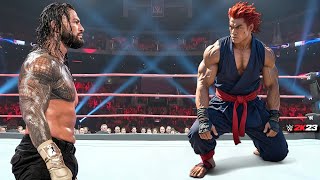 WWE 2K24  Roman Reigns vs Akuma  FULL MATCH  WWE2K Oct 5 2024 [upl. by Selma515]