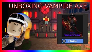 Claiming Vampires Axe in Mm2  SmortiesMm2 [upl. by Tneciv]