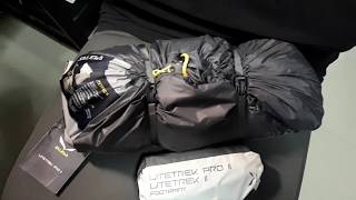 1st Pitch and overview of the Salewa Litetrek Pro 2  Semi geodesic tent [upl. by Ahsienor]