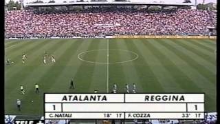 ATALANTAREGGINA 12 02062003 SPAREGGIO RITORNO PER LA PERMANENZA IN SERIE A [upl. by Jeritah]