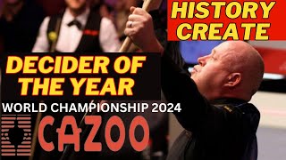 Decider of the year  John Higgins Create History in World Championship 2024 [upl. by Sedberry]