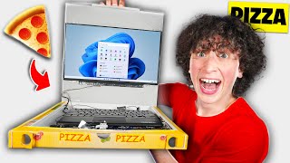 Ho assemblato un PC dentro un CARTONE DA PIZZA FUNZIONA [upl. by Zigmund]