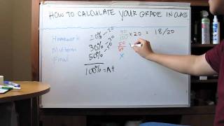 How to Calculate Your Grade in a Class [upl. by Avon]