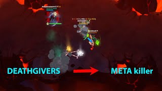 2v2 death givers  Albion online  west give away [upl. by Broddie]