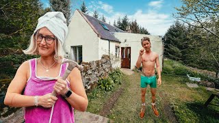 A Day in the Life of Renovating an Old Scottish Cottage Ep6 [upl. by Romonda994]