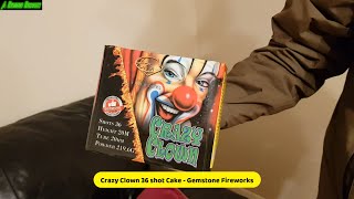 Gemstone Fireworks  Crazy Clown 36 shot Cake  13G Firework  4K  UHD  UK  2023  2 [upl. by Valeta]