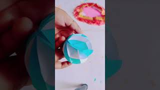 Diy Diwali papar Bulb hanging Decor😱 diy craft shorts Diwali papercraft youtubeshort hanging [upl. by Noit]